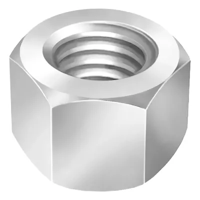 Porca sextavada de inox, imagem ilustrativa do kit de porca e arruela M8
