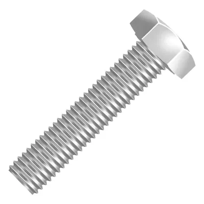Parafuso sextavado de inox 316, imagem ilustrativa do kit M8x25